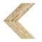 Ekena Millwork 11"W x 12"H x 3/4"D Vintage Farmhouse 3 1/2" Chevron, Barnwood Decor Collection, Chalk Dust White DECR11X12X075CHVWH - alternate 4